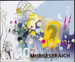 2019: Nr.1712A "BASLER FASNACHT" ** in Markenheft +AUFDRUCK!