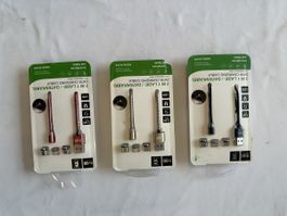 3 x 3 in 1 Lade- und Datenkabel magnetisch neu in OVP