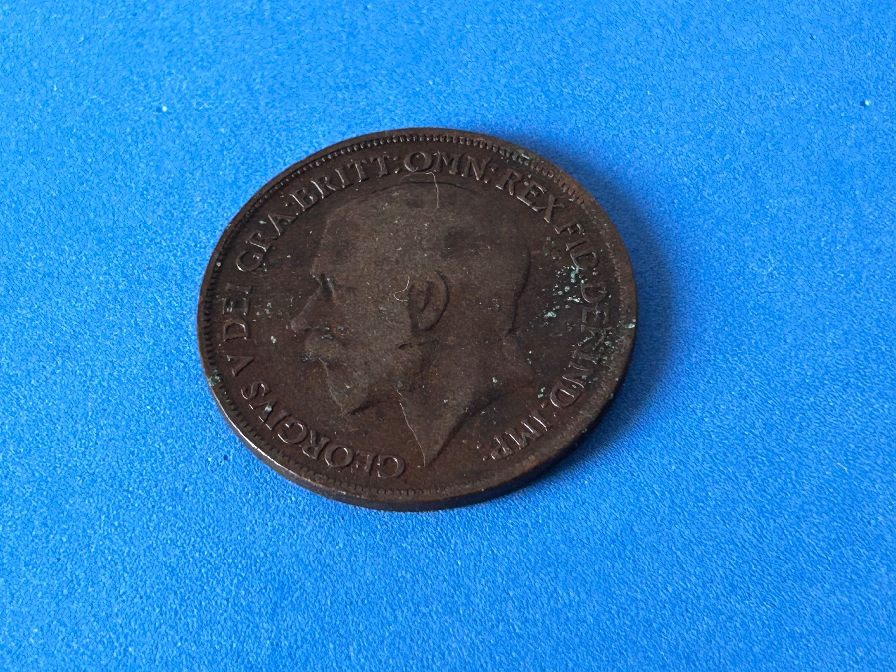 Tutti le monete: UK - One Penny 1917 – Usato da Corcelles NE venduto da AJKader 3