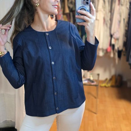 💙 Damart Jacke/Blazer L/XL – Casual Elegance