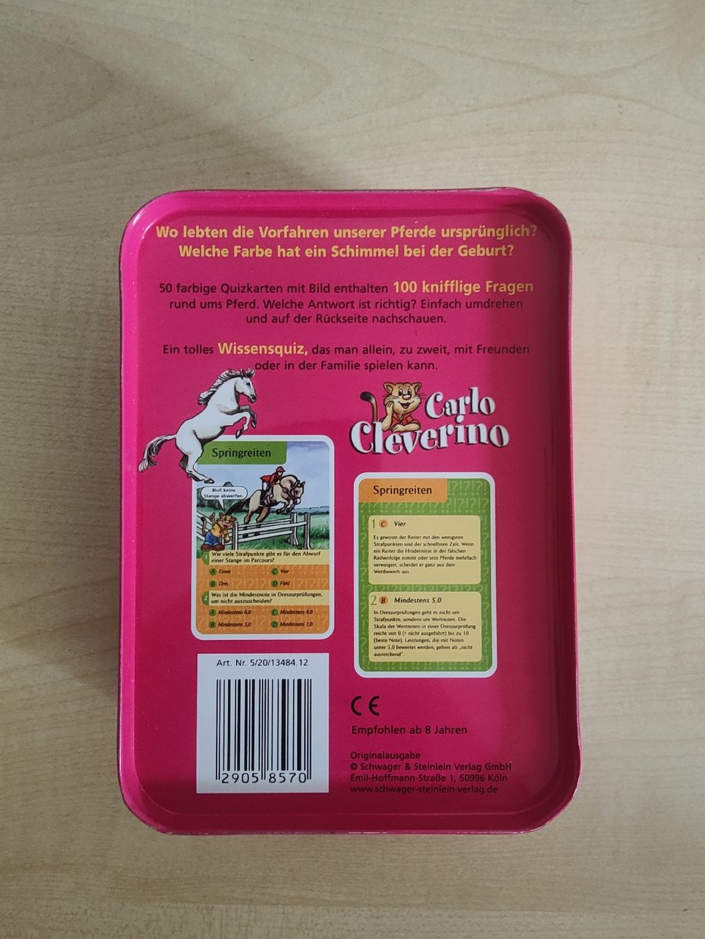 Giochi: Carlo Cleverino Quiz Karten Pferde – Usato da Schleitheim venduto da eug_1701 1