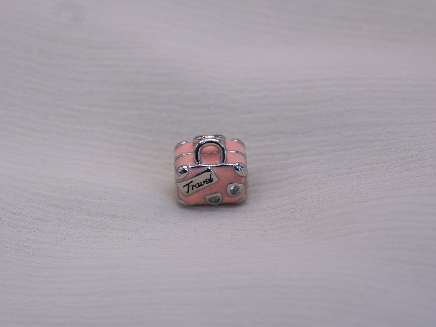 Ciondoli: Charm "rosa Koffer" zu Pandora Silber 925 – Nuovo (secondo la descrizione) da Niederbüren venduto da Fidi5