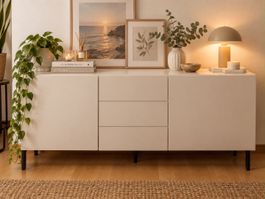 Kommode in Taupe/Beige