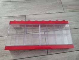 LEGO Aufbewahrungsbox rot für Minifiguren 