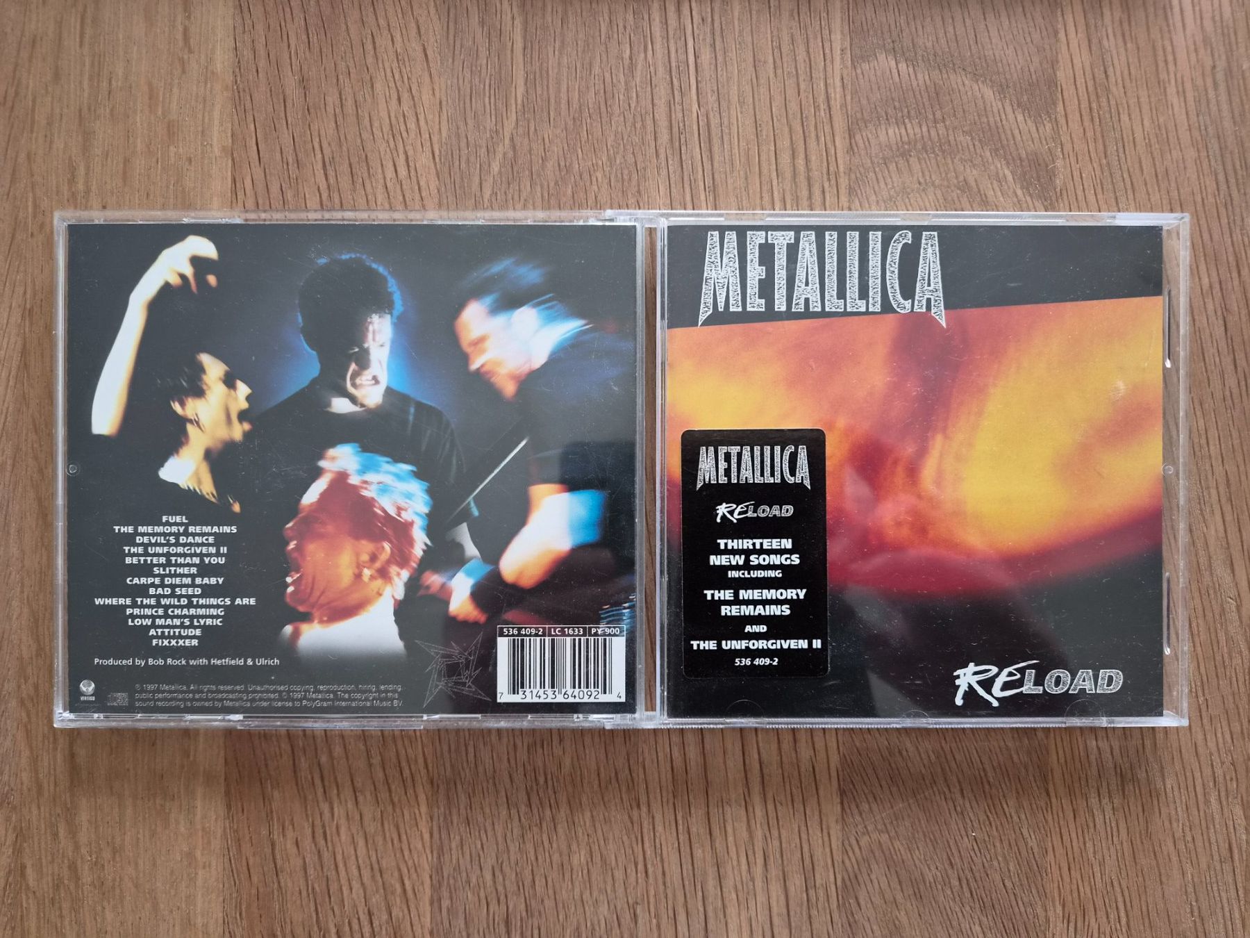 CD: CD Metallica - Reload, 1997 – Usato da Nebikon venduto da Harley-Davidson01