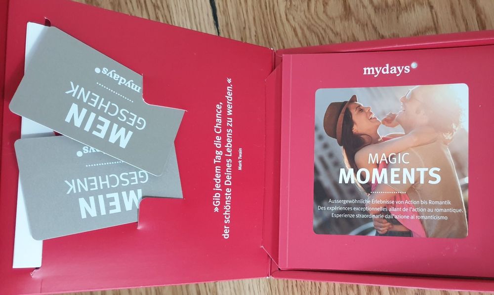 Gutschein von MyDays im Wert von CHF198. | Kaufen auf Ricardo