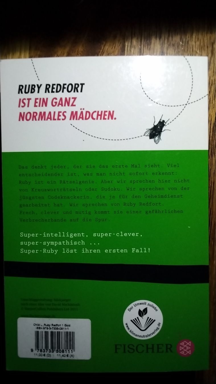 Libri: Buch: Ruby Redfort "Gefährlicher als Gold" – Nuovo (secondo la descrizione) da Büren SO venduto da T02rickonSWE 1