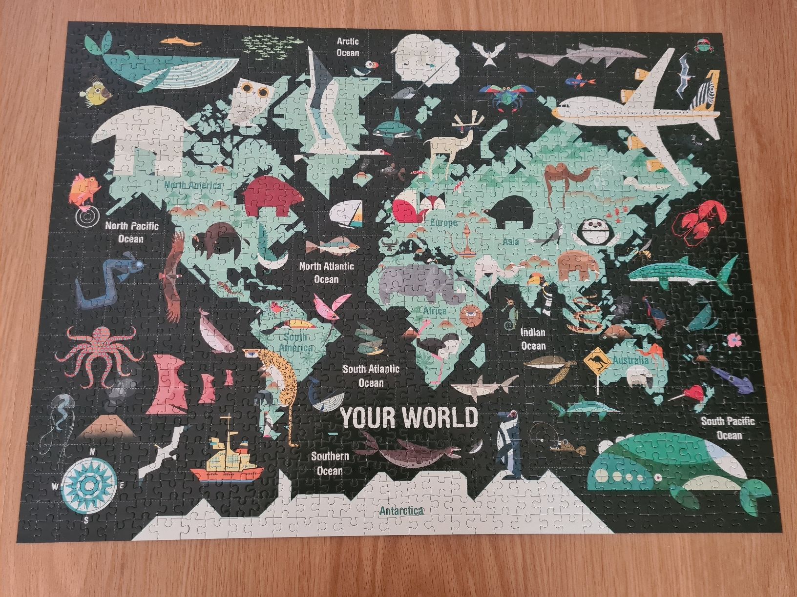 Puzzle: Mudpuddles Puzzle "Your World" 1000 Teile – Usato da Zürich venduto da MaLa8057 1