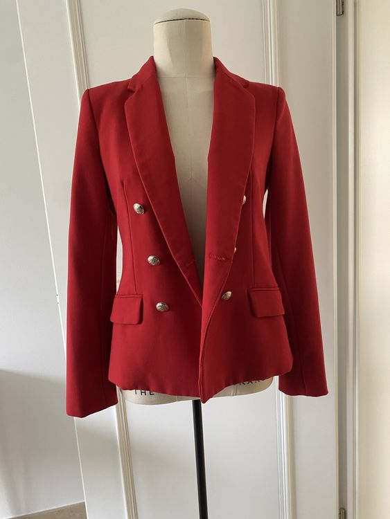 Mango Giacche: Mango roter Blazer - Grösse XS – Usato da Erlenbach ZH venduto da mit_kjy5