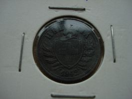 (D) Départ 1 CHF, 2 Rappen 1942