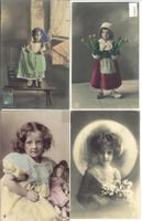 4 AK - Kleine Mädchen - petites filles