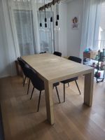 Esstisch in Holzoptik 180 × 90 cm