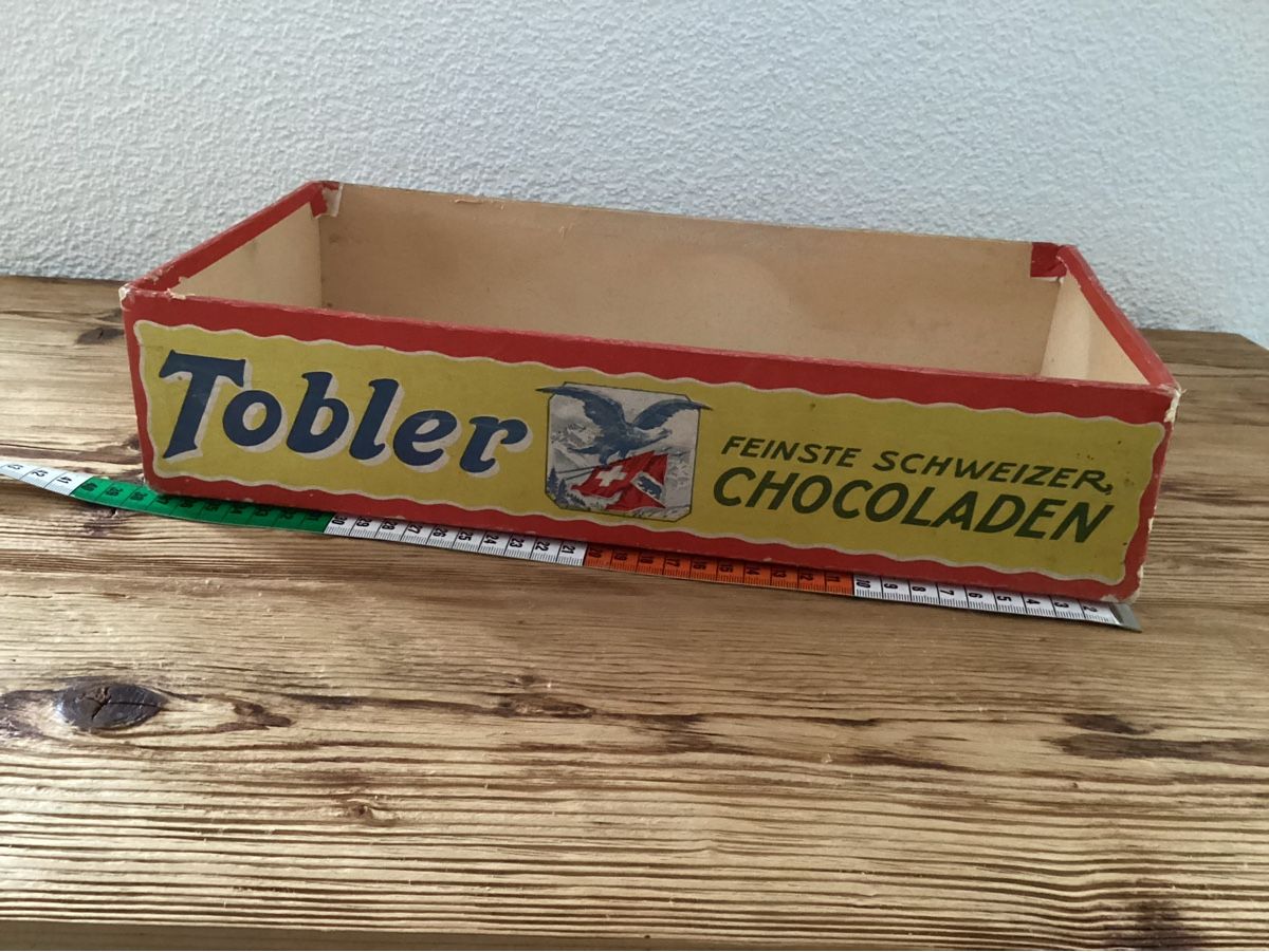 Tutte le decorazioni: Antike Tobler Kartonschachtel – Usato da Wassen UR venduto da SABDOM