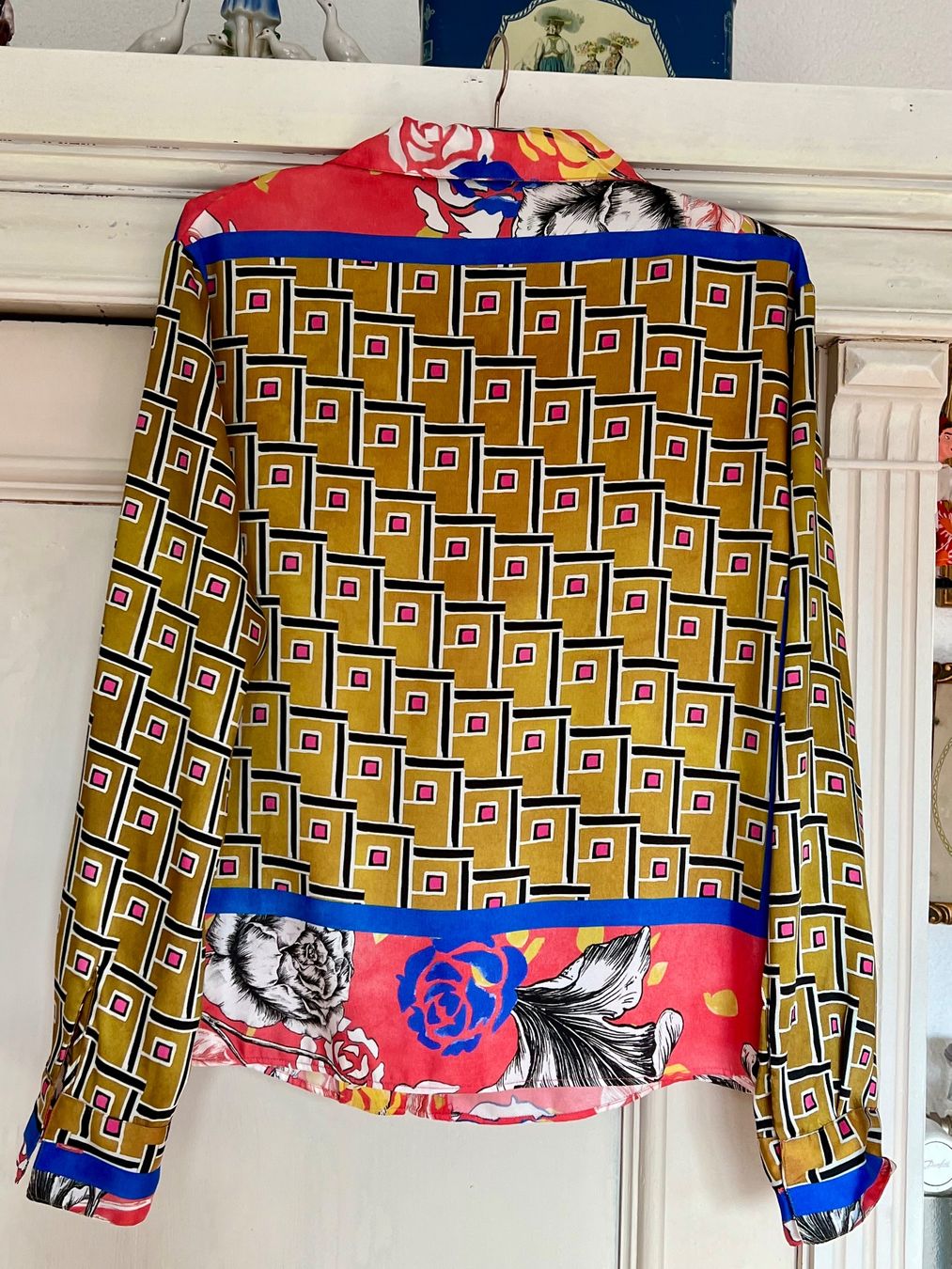 Maliparmi Camicette: MALIPARMI Bluse bunt gemustert Gr. 38/40 – Usato da Zürich venduto da Girasole232 2