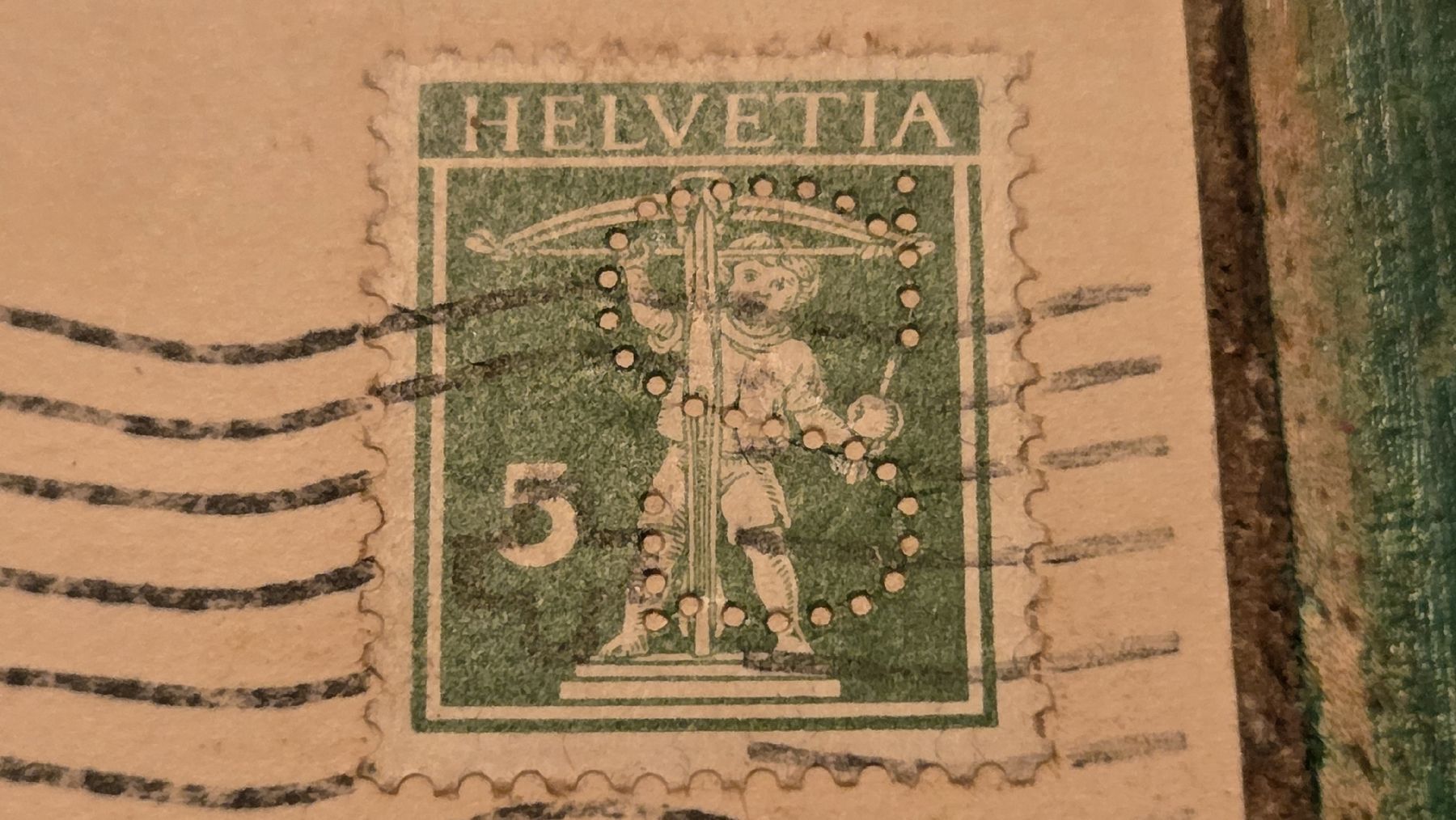 Tous les timbres: 1915 Perfin auf Ansichtskarten – D'occasion à Arni AG par Moth68 1