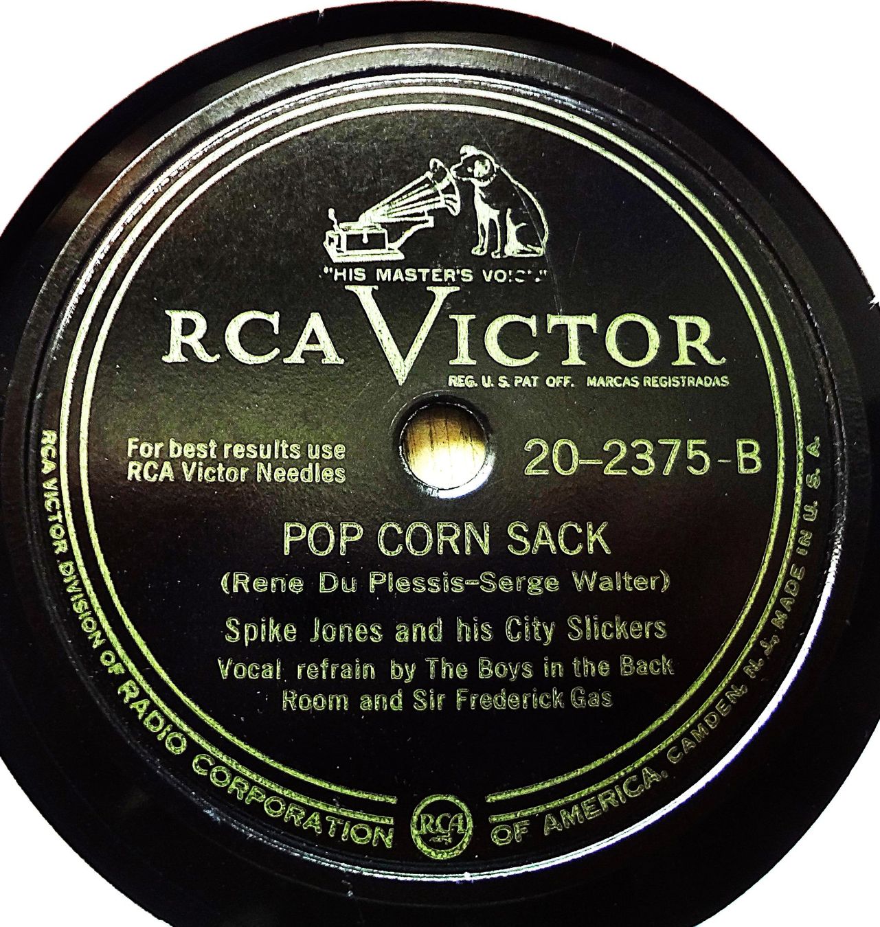 Dischi in vinile: Spike Jones a.h. City Slickers, 2 Schellackplatten – Usato da Hemishofen venduto da Phonomandy 1