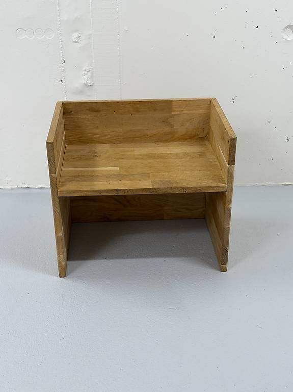 Hocker: Berliner Hocker Eiche massiv, Kinderhocker wendbar – Gebraucht aus Zürich von Imperzinenz 4