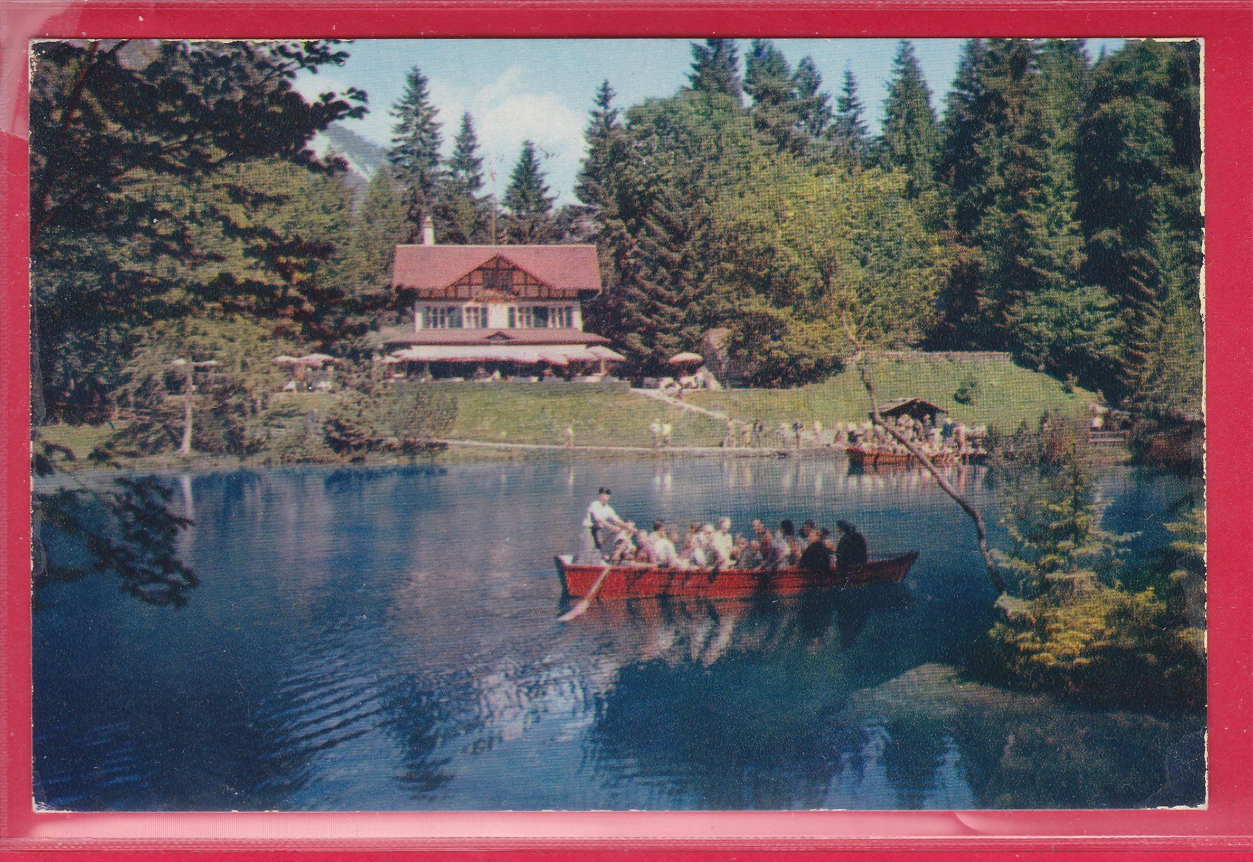 Ansichtskarten: BLAUSEE IM KANDERTAL, 14.7.1958 – Gebraucht aus Oberrieden von Gebirgsstelze