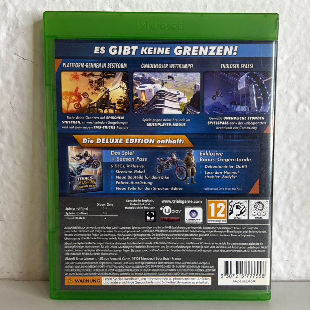 Microsoft Giochi: Xbox One Trials Fusion Deluxe Edition game – Usato da Ehrendingen venduto da bubulence 1