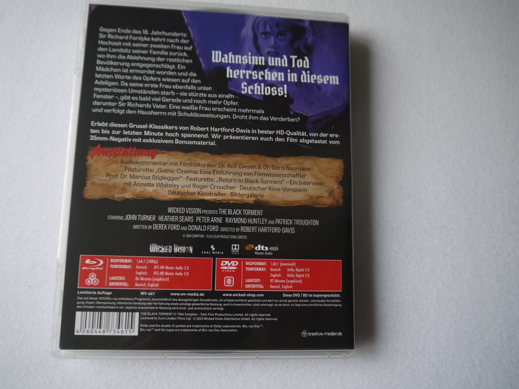 Alle DVDs: Das Grauen auf Black Torment-Blu Ray und DVD – Gebraucht aus Hagendorn von Blaf 1