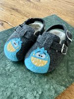 WalkX Kids Monster Hausschuhe Gr. 23 Filz gefüttert