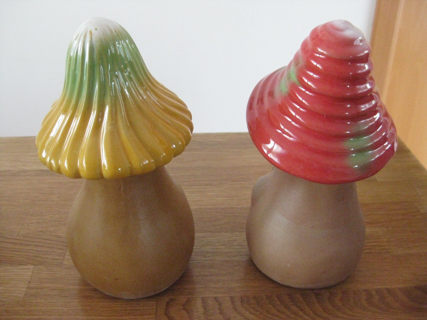 Figuren: 2 witzige Ton Gesicht PILZE – Neu und originalverpackt aus Romanshorn von Wazoohandlung 2