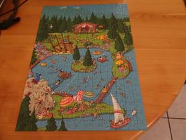 GLOBI Puzzle: Badeplausch am See, Vollständig, 300Teilig MA