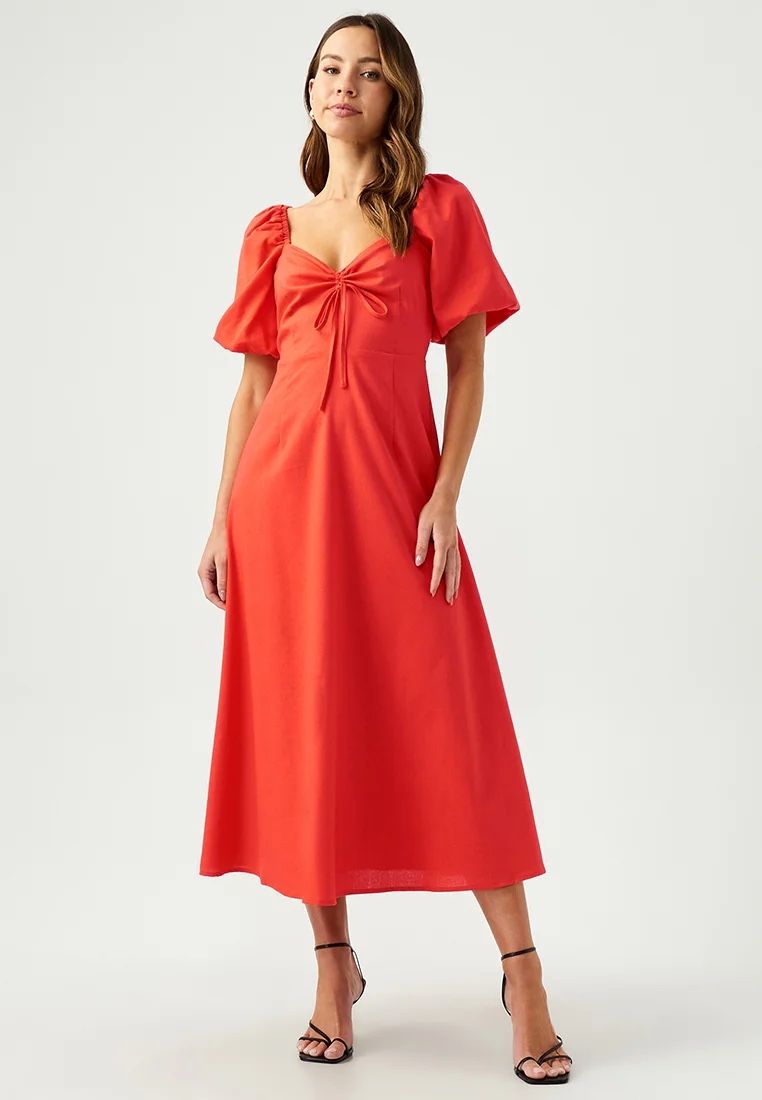 Vestiti: SÁVEL LUA MIDI - Freizeitkleid - coral - Orginalpreis 139.- – Nuovo e nell'imballaggio originale da Zürich venduto da luxuryoutlet1
