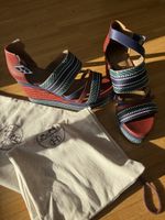 Sandales compensées en corde Hermès Roma 38.5