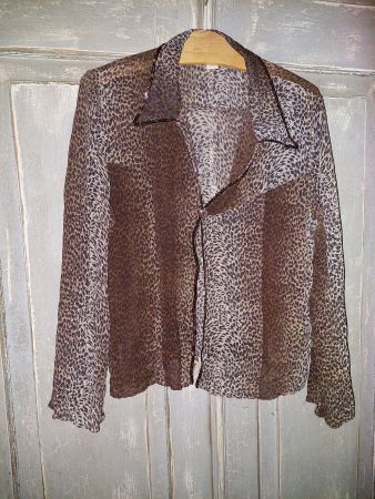 Un Jour Ailleurs . Chiffon Bluse 42