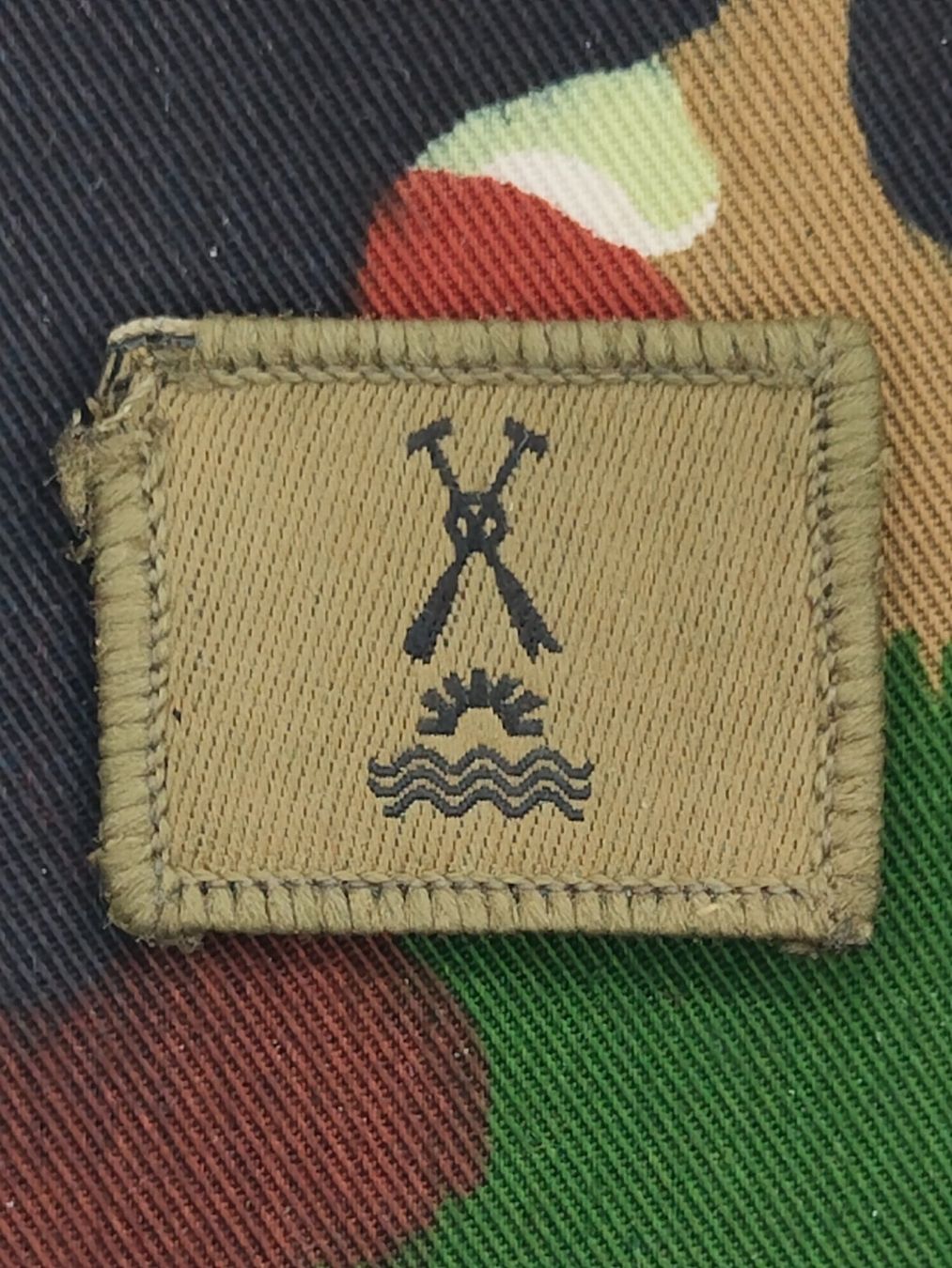 Schweizer Armee Placchette & Badge: Funktionsabzeichen Rammsappeur – Usato da Bauma venduto da SwissMilitaria