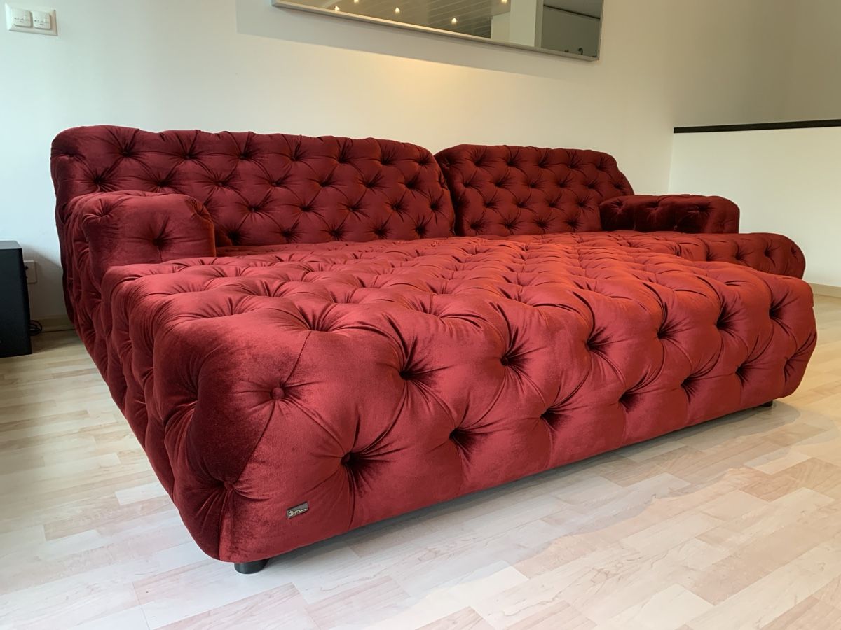 Divani: Sofa Bretz Cocoa Island Bordeaux – Usato da Aesch BL venduto da karnifore 2