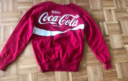 Winterpullover ,,Coca Cola“, Gr. XS