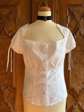 STACCATO Bluse  Gr. M  100% Baumwolle  Farbe: Weiß