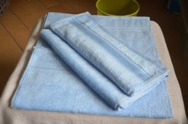 4 STUCK SERVIETTE DE BAIN - 4 X CM 60X40 NEU