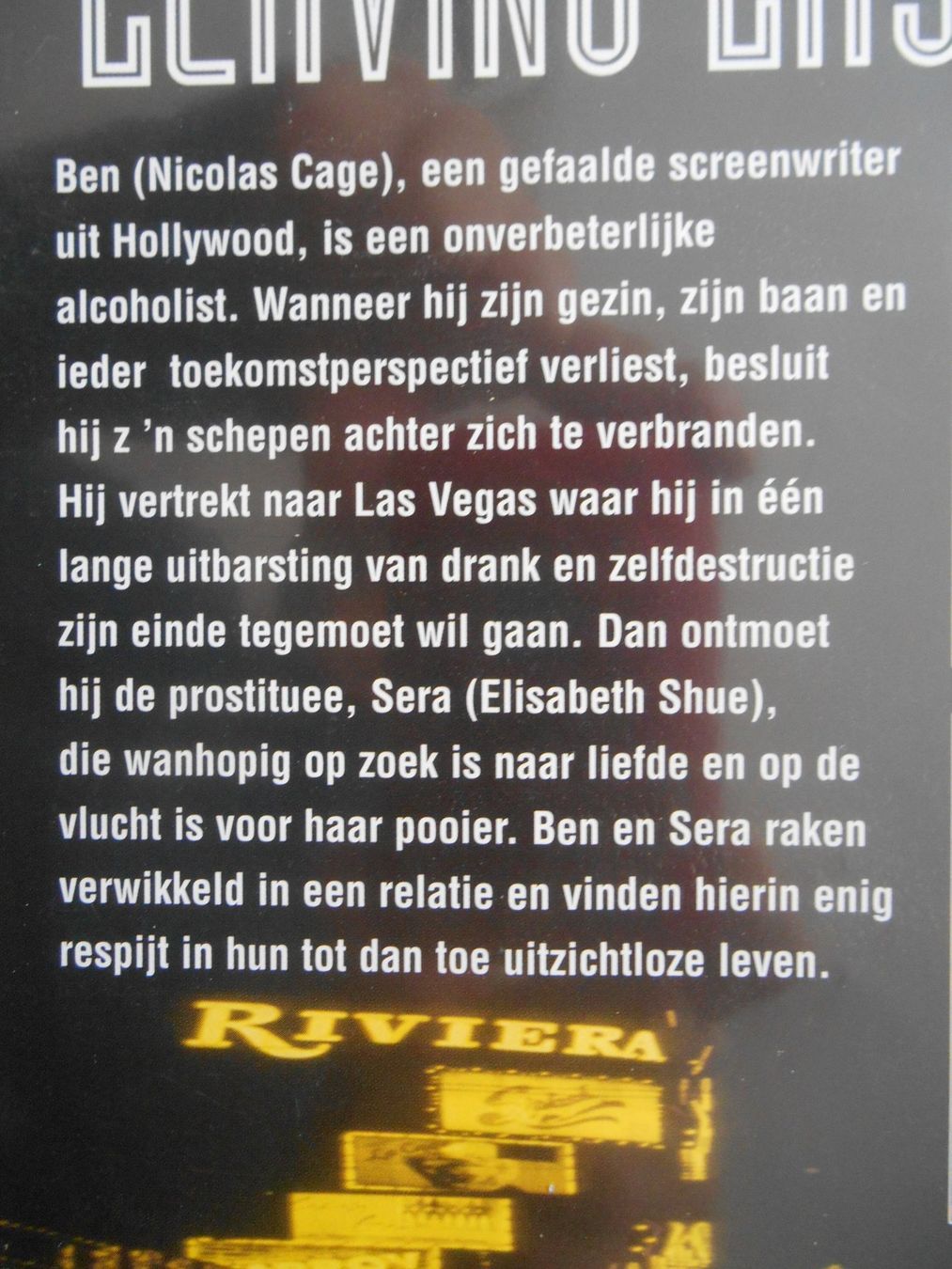Tutti i DVDs: DVD 'Leaving Las Vegas' - niederländisch – Nuovo (secondo la descrizione) da Nussbaumen AG venduto da Sumopi 2