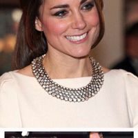 Zara Diamante Necklace as seen on Duchess Kate Middleton
