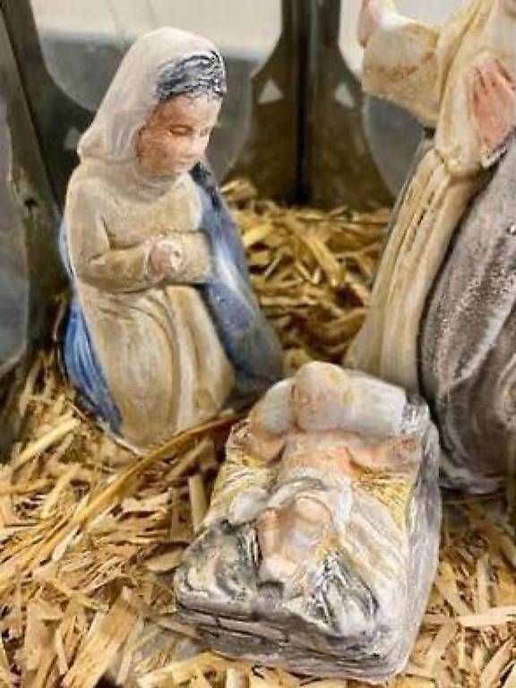 Statuette: Krippe in der Laterne – Usato da Frauenfeld venduto da Irene.Schuppli 1