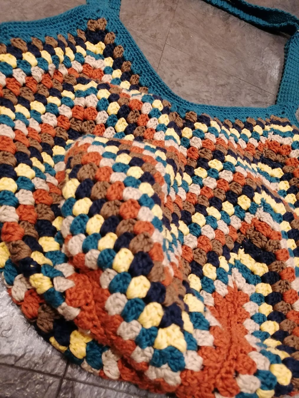 Borse: Handmade Häkeltasche gross, mit Reissverschluss – Nuovo (secondo la descrizione) da Leuk-Stadt venduto da See_Lin 2