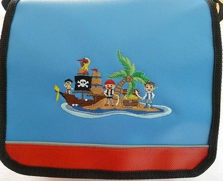 Blachen Kindergartentasche Pirateninsel