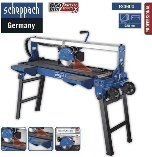Sägen: SCHEPPACH FS3600 Fliesenschneider – Neu und originalverpackt aus Bottighofen von zaap