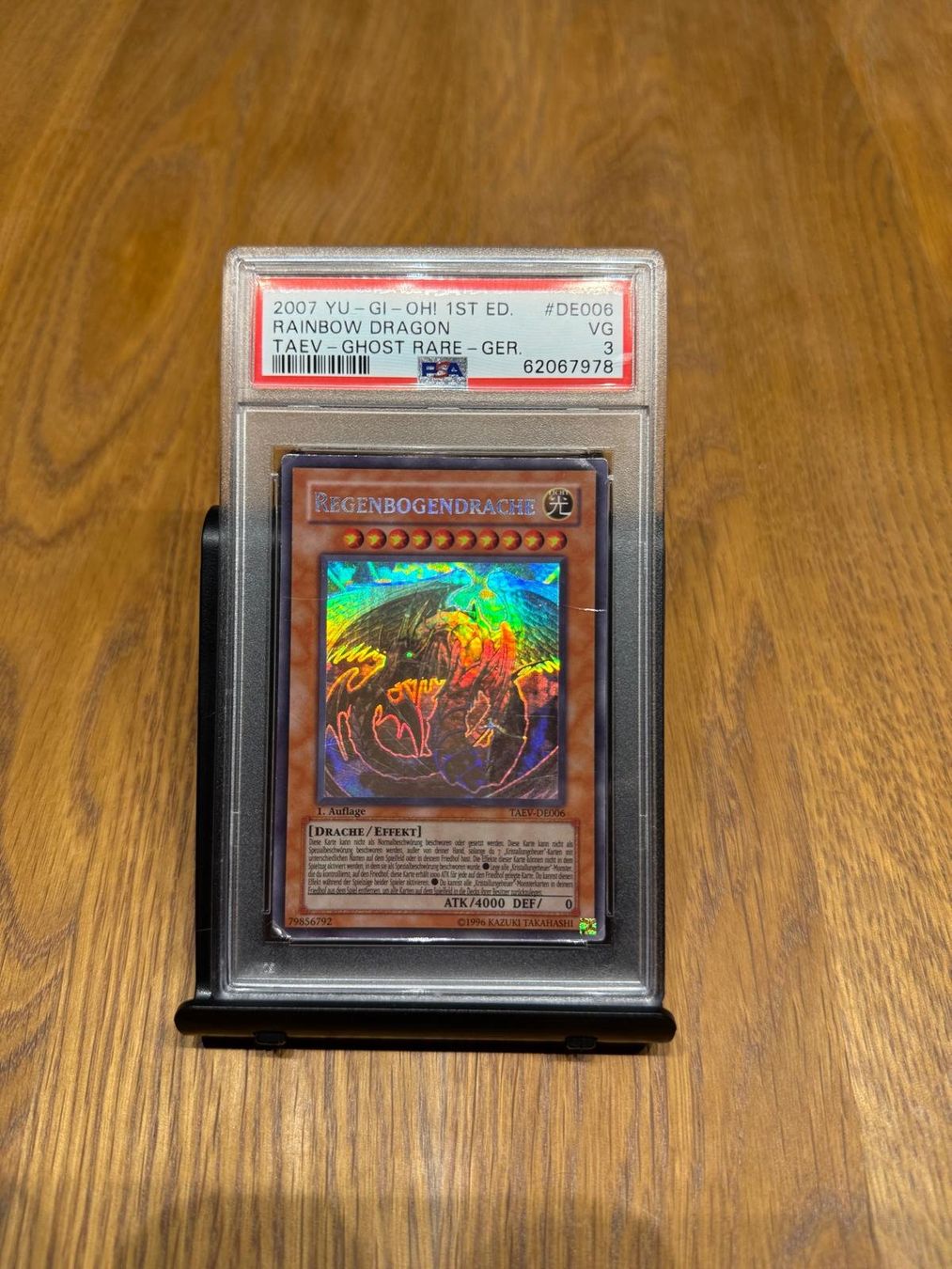 Yugioh Sammelbilder & Trading cards: Yu-Gi-Oh! 1st Ed. Regenbogen Drache - TAEV -Ghost Rare DE006 – Gebraucht aus Neftenbach von fuschetto1072 7