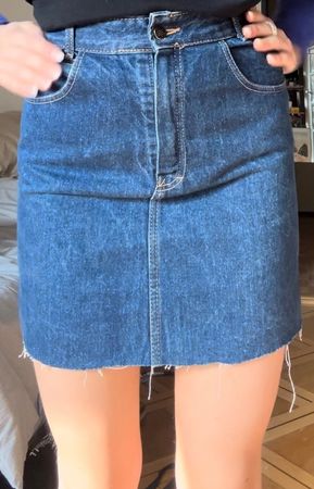 Mini-jupe en jean Erwin vintage, taille 34 (XS) 🪼