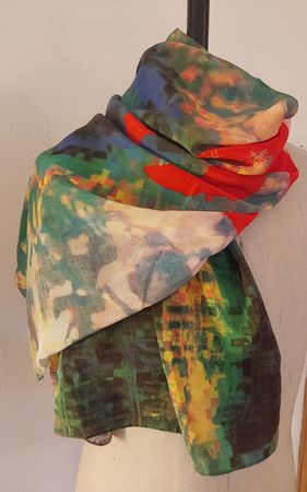 Seidenfoulard fabric frontline Swiss Telecom Roger Pfund