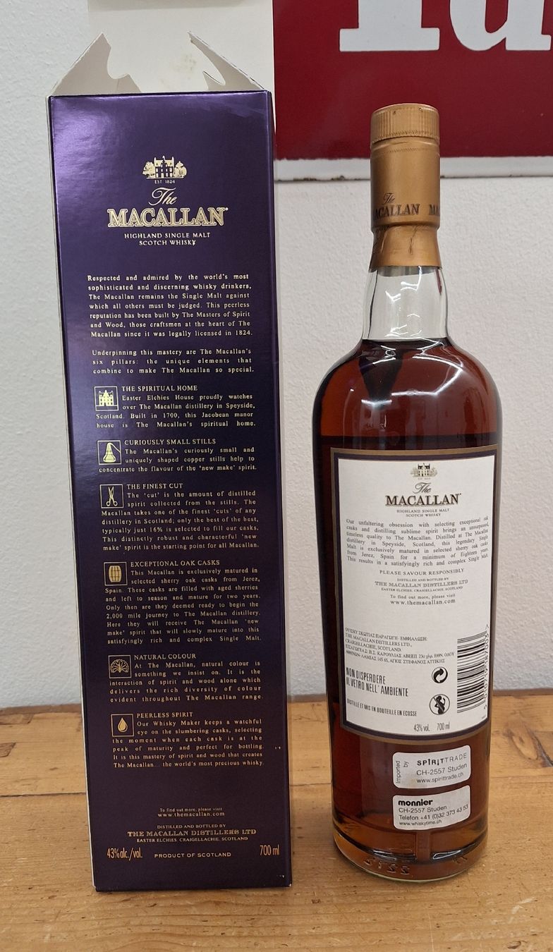 Macallan Spiritueux: Macallan Single Malt 1989 / 18 – Neuf avec emballage d'origine à Aarberg par Lemaxslahs 1