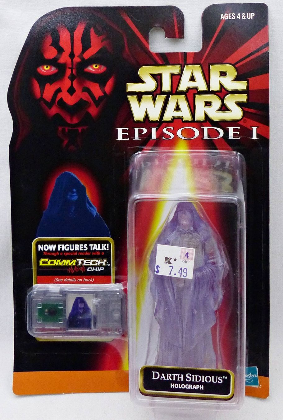 Statuette: STAR WARS DARTH SIDIOUS HOLOGRAPH EPISODE I HASBRO 1999 – Nuovo e nell'imballaggio originale da Lugano venduto da YouWantUS
