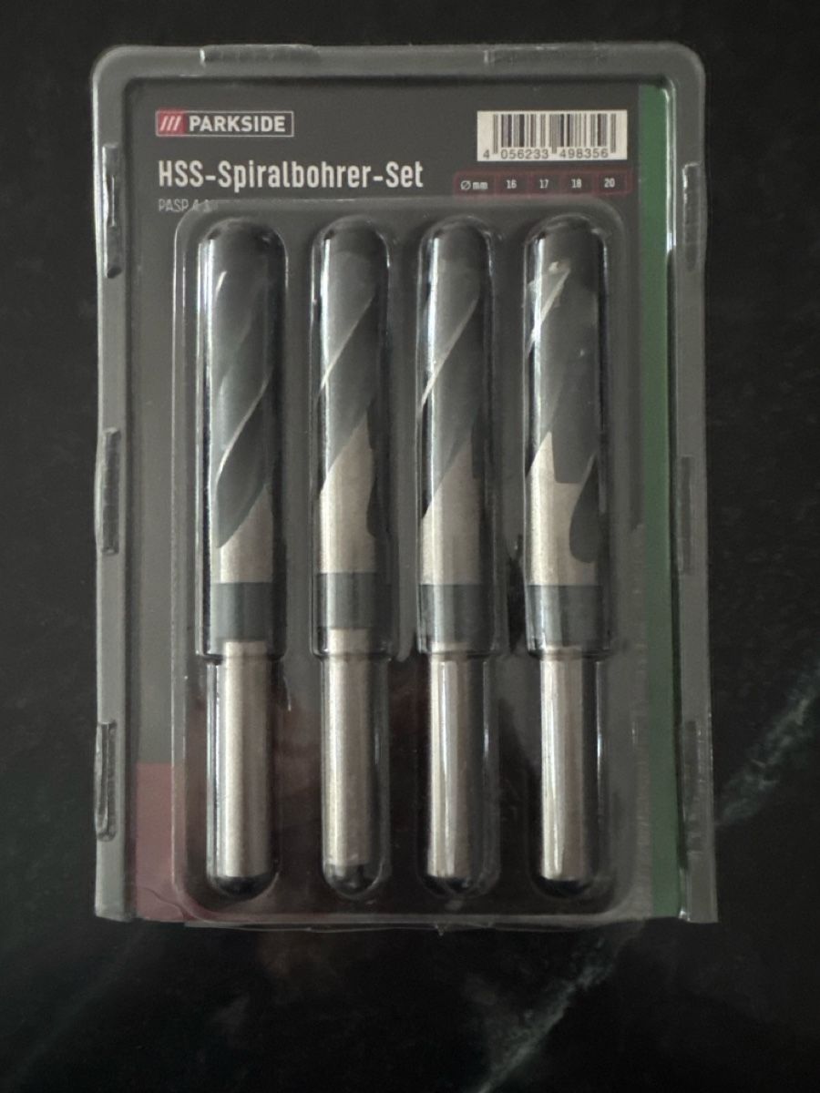 Parkside Trapani: Parkside HSS Spiralbohrer-Set, neu & originalverpackt – Nuovo (secondo la descrizione) da Oberkulm venduto da Oopeekoo 2