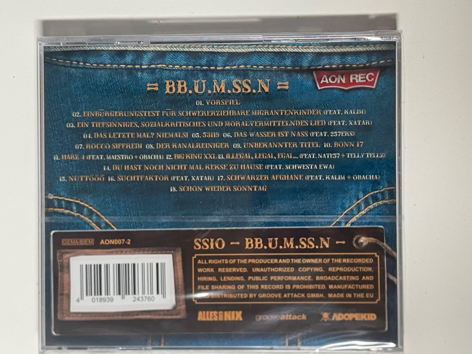 CD: SSIO - BB.U.M.SS.N – Usato da Muri b. Bern venduto da AdidasCollector 4