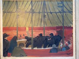Ernst Wolf   "Dressurstunde im Zirkus"