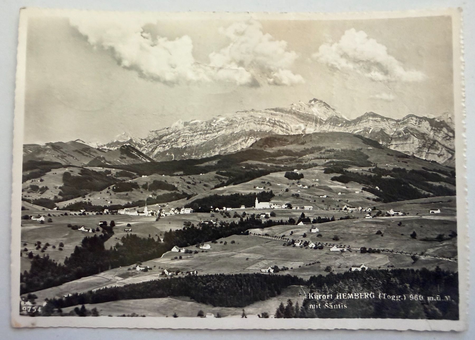 Cartes postales: HEMBERG - mit Säntis - Ansichtskarte – D'occasion à Tegerfelden par siebenmacky